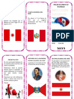 Triptico de La Bandera Peru
