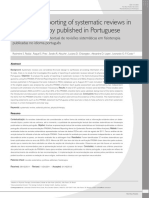 Reporting of SR in Portuguese - RBF 2012