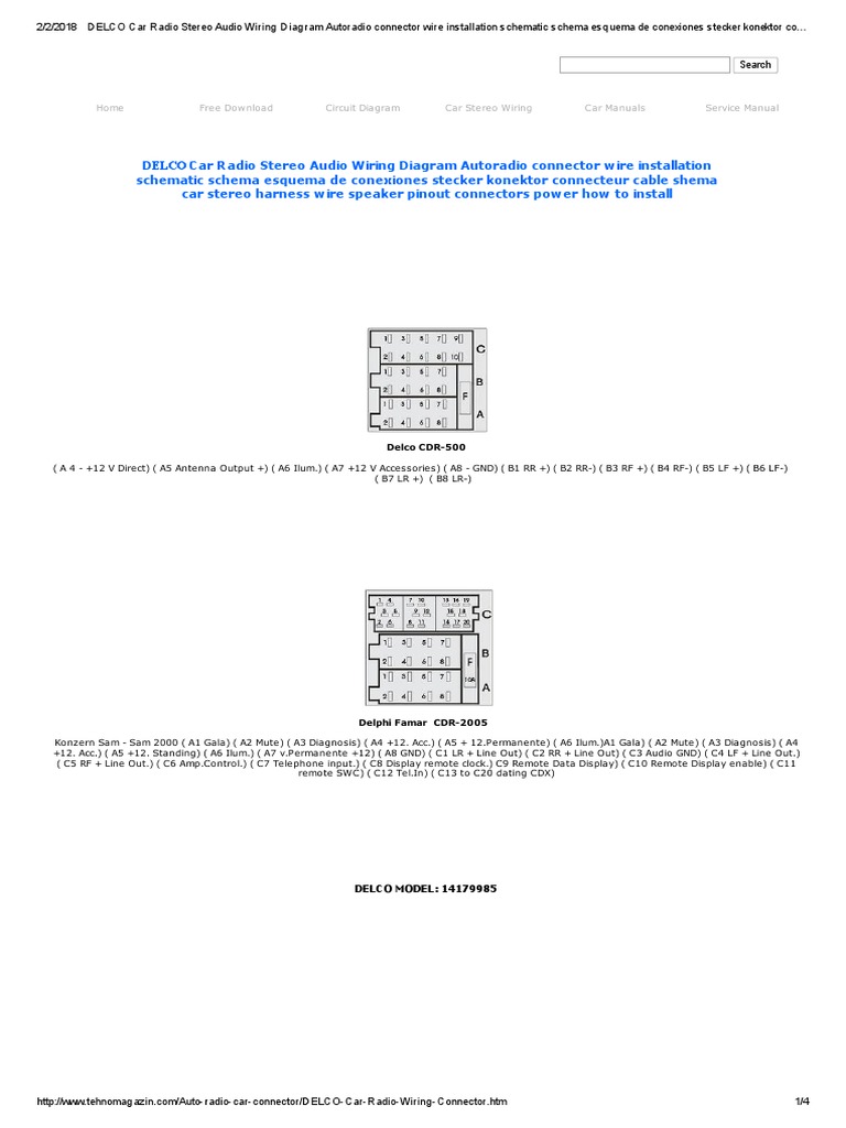 Home Free Download Circuit Diagram Car Stereo Wiring Car Manuals