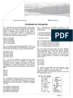 Atividade de Geografia 29 03 Cartografia