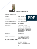 CV Carlos Guzmán Jiménez abogado experiencia laboral