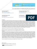 Cuestionario de Convivencia Escolar Desde Un Modelo Integrado para Profesores