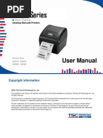 TSC Da210 Series User Manual