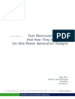 Fuel Re Circulation Issues - Technical Brief