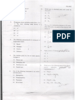 APPSC Polytechnic Lectuers exam Chemistry Subject Paper held on 19th May 2011