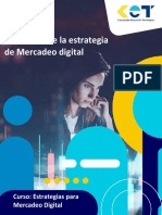 Estructura de La Estrategia de Mercadeo Digital