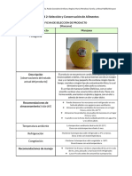 Actividad 2 - Selección y Conservación de Alimentos