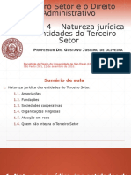 Natureza jurídica das entidades do Terceiro Setor