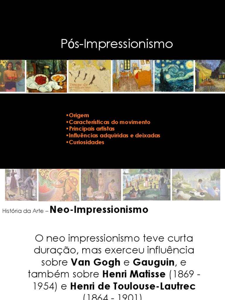 Características do Pós-Impressionismo | PDF | Paul Gauguin | Vincent ...