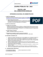 Concurso Público para Técnico Conductor Vehículos