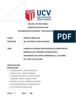 Curriculo Universitario Por Competencias Ucv