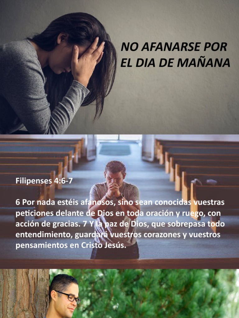 No Afanarse Por El Dia de Mañana PDF