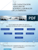 Curso de Capacitación Análisis de Implicaciones Laborales en La Empresa