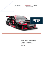 Audi Rs 3 Lms Seq User Manual 2018