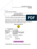 GUIA No1 SUCESOS Y TECNICAS DE CONTEO ESTADISTICA I AÑO 2022