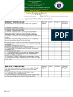 Explicit Curriculum: San Jose Panlumacan Integrated School