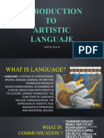 Introduction To Artistic Language