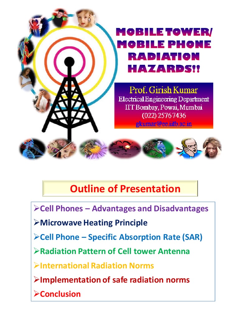 MOBILE PHONE & TOWER RADIATION HAZARDS | Microwave | Electromagnetic ...