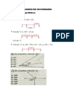 Examen de Secundaria