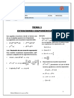 Ecuaciones Exponenciales
