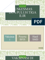 Vaksinasi Lansia Puskesmas 23 Ilir