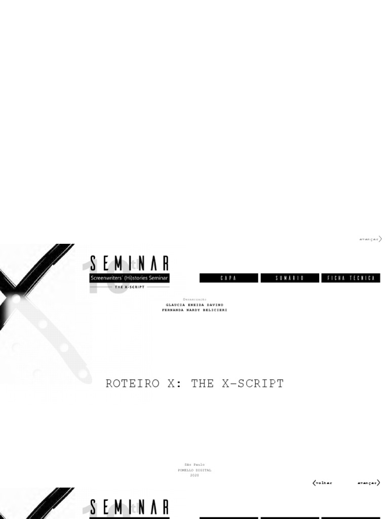 C) 2020 - LIVRO - The X Script - Roteiro-X | PDF | Roteiro | Comunicação