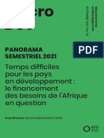 AFD - BELLE - 2021 - Temps Difficiles Pour Les Pays en Développement Le Financement Des Besoins de L'afrique en Question