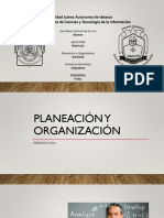 Planeacion y Organizacion