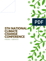 5TH nATIONAL CLIMATE CHANGE cONFERENCE