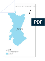 Map of Kenema District