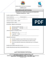 Ficha de Derivación Institucional - Cepat