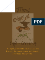 Menú Café-Crepería