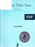 Cinq Petits Preludes Intimes - Carlos Salzedo