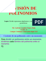 División de polinomios