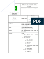 Spo Penanganan Luka Bakar