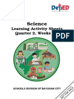 Science: Learning Activity Sheets Quarter 2, Weeks 4-7