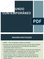 A redemocratização brasileira e as perspectivas democráticas