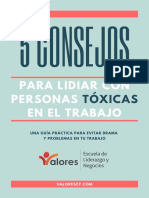 5 consejos para lidiar con personas tóxicas en el trabajo