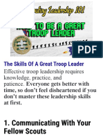 Scouting Leadership