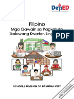 Filipino: Mga Gawain Sa Pagkatuto