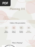 Planning 101