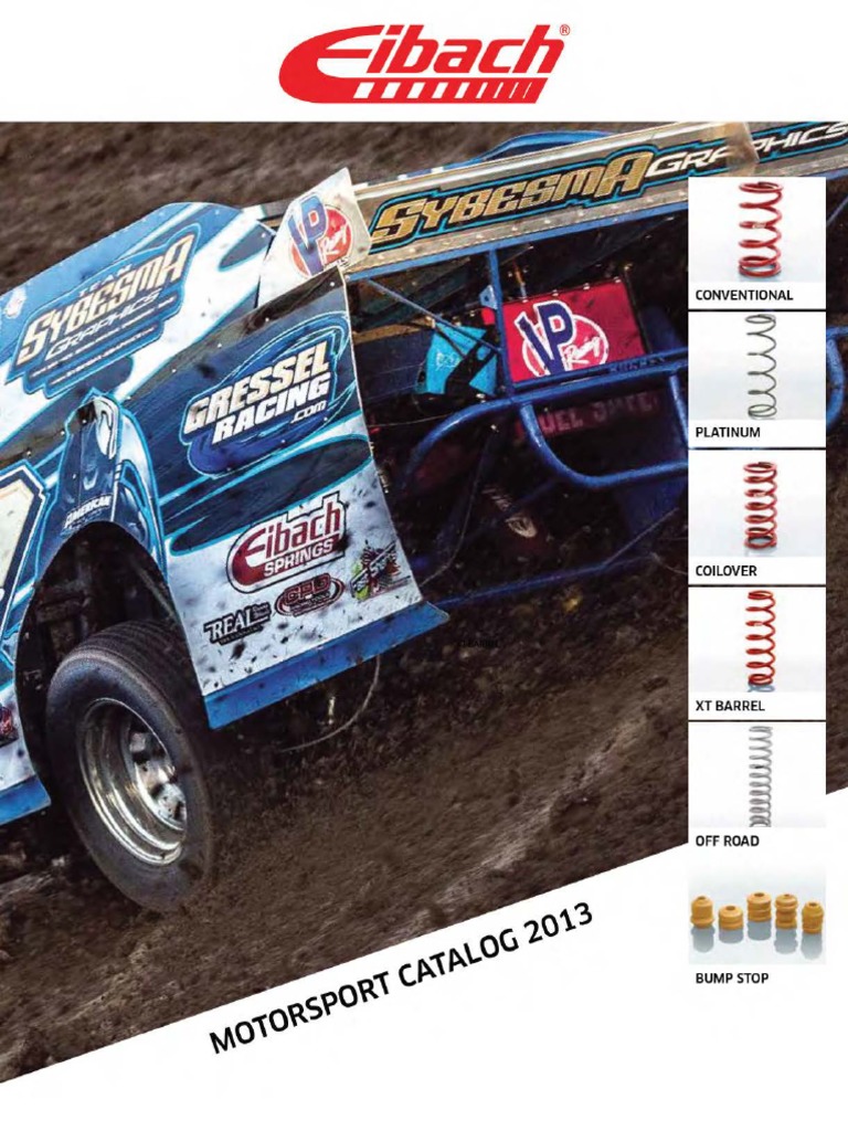 Eibach Race Spring Systems Guide | PDF | Manufactured Goods | Transport