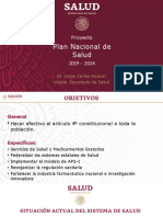 Plan Nacional de Salud 2019 - 2024