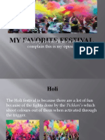 My Favorite Festival: Holi and its Fun Traditions (39 characters