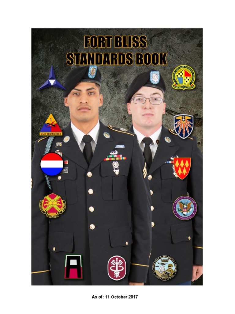 Fort Bliss Standards Book 2017 PDF Cost Of Living Hairstyle