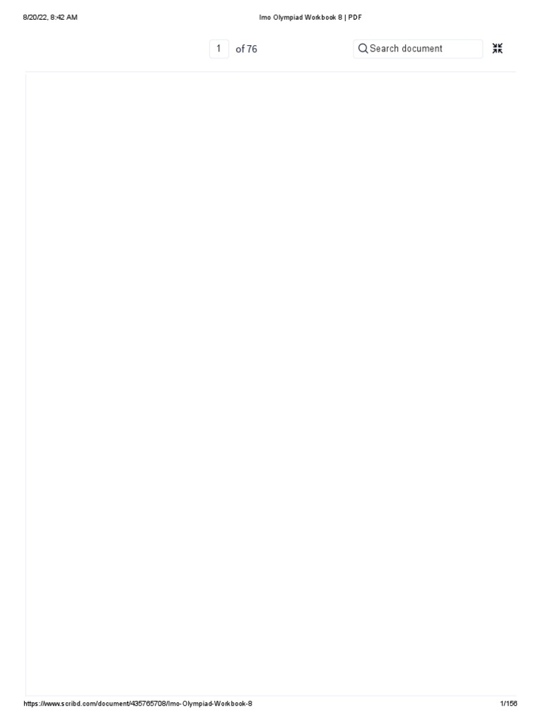 Imo Olympiad Workbook 8 Pdf Pdf