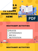 Routinary Activities Pptmon