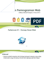 Desain Dan Pemrograman Web - P01