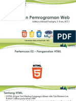 Desain Dan Pemrograman Web - P02