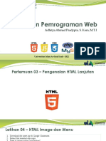 Desain Dan Pemrograman Web - P03